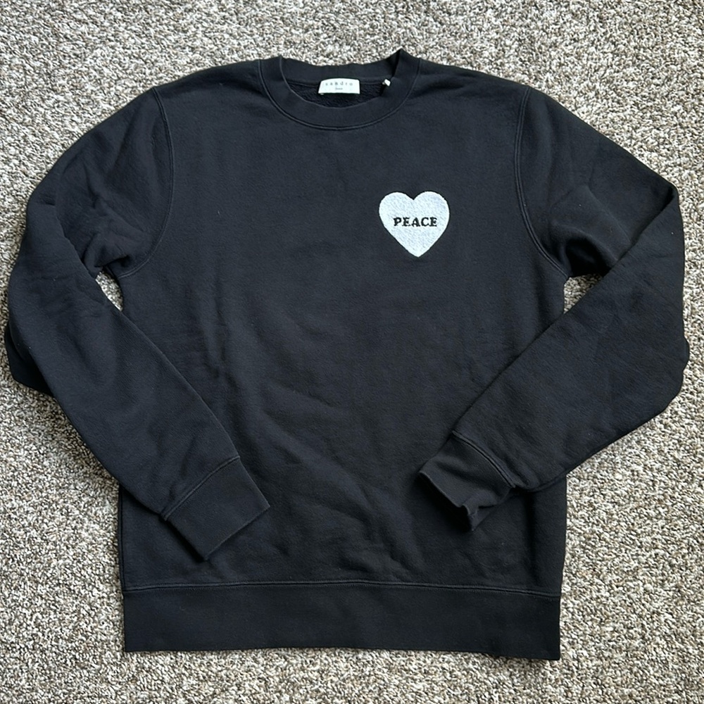 Sandro Black Sweatshirt